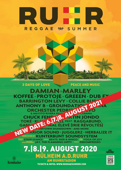 CANCELLED: Ruhr Reggae Summer 2020